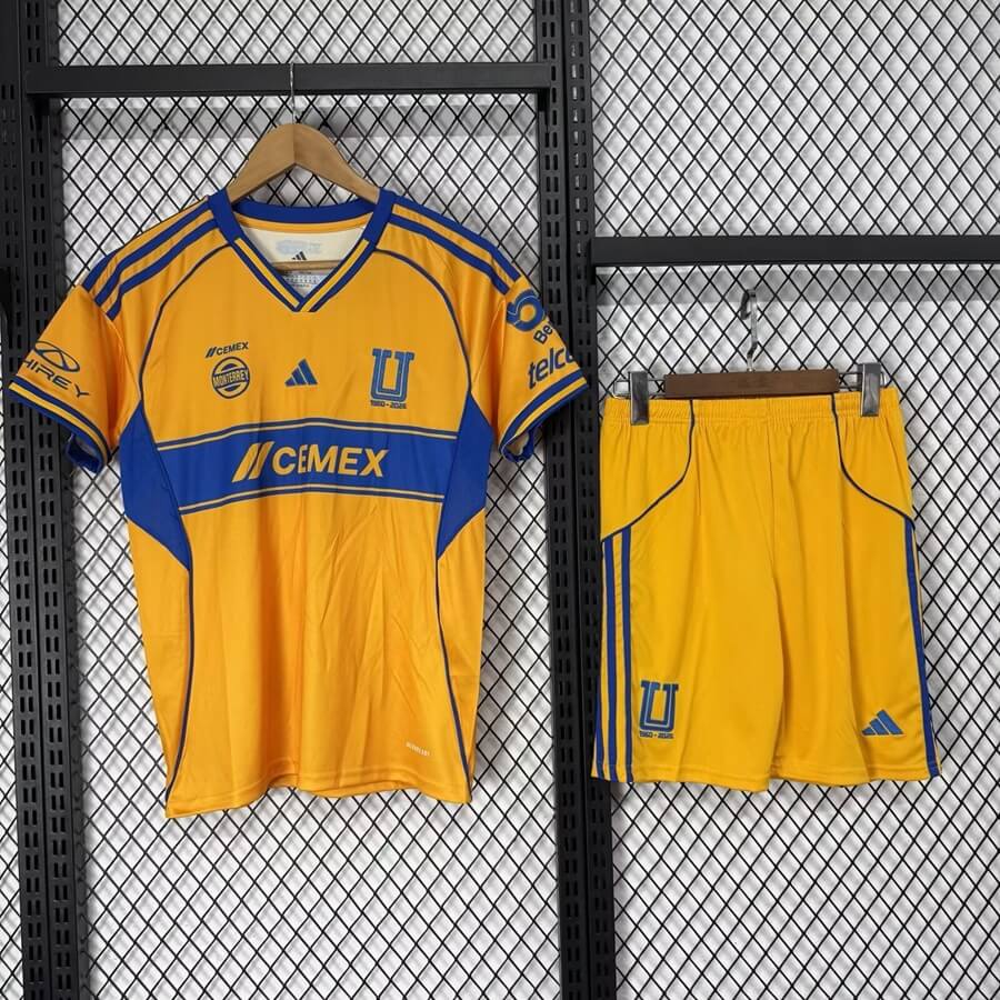 Kit Enfant Tigres UANL Domicile - Maillot+Short 2025/26