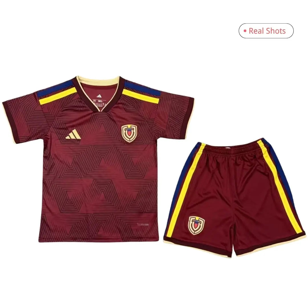 Kid's Venezuela Home Jersey Kit - Jersey+Shorts 2026