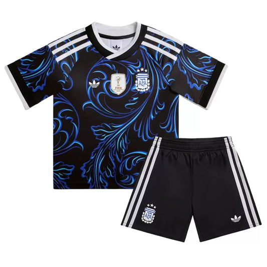 Conjunto Visitante de Argentina para Niños - Camiseta+Pantalones Cortos 2026