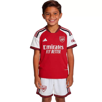 CHAMPIONS #26 Arsenal Kid's Home Soccer Jersey Kit (Jersey+Shorts) 2026/27