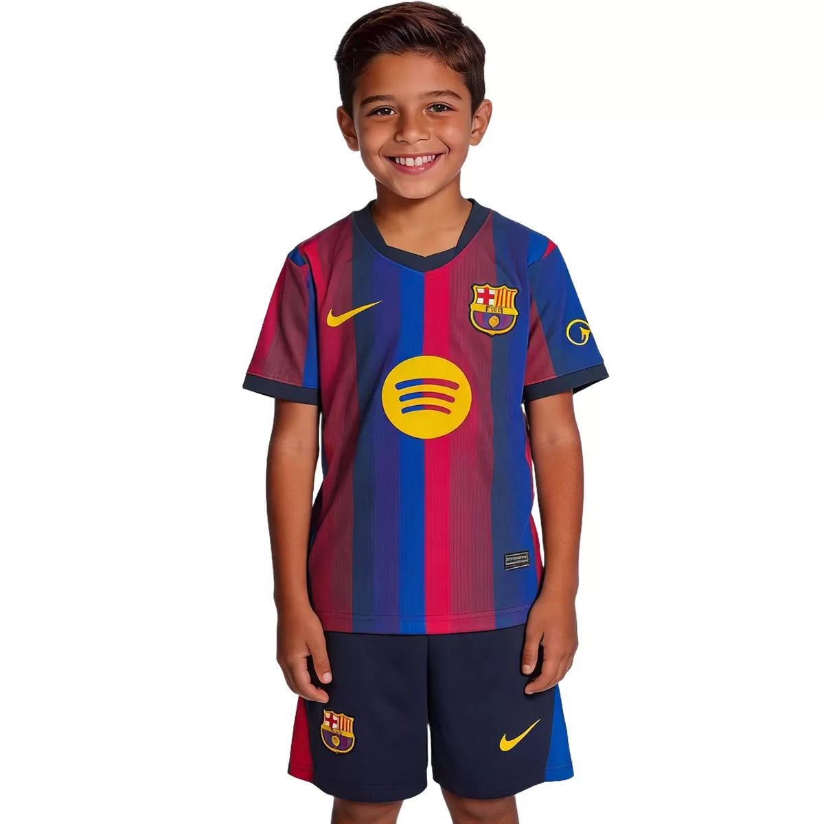 Tenue de foot domicile enfant Barcelone 2026/27 - Maillot+Short