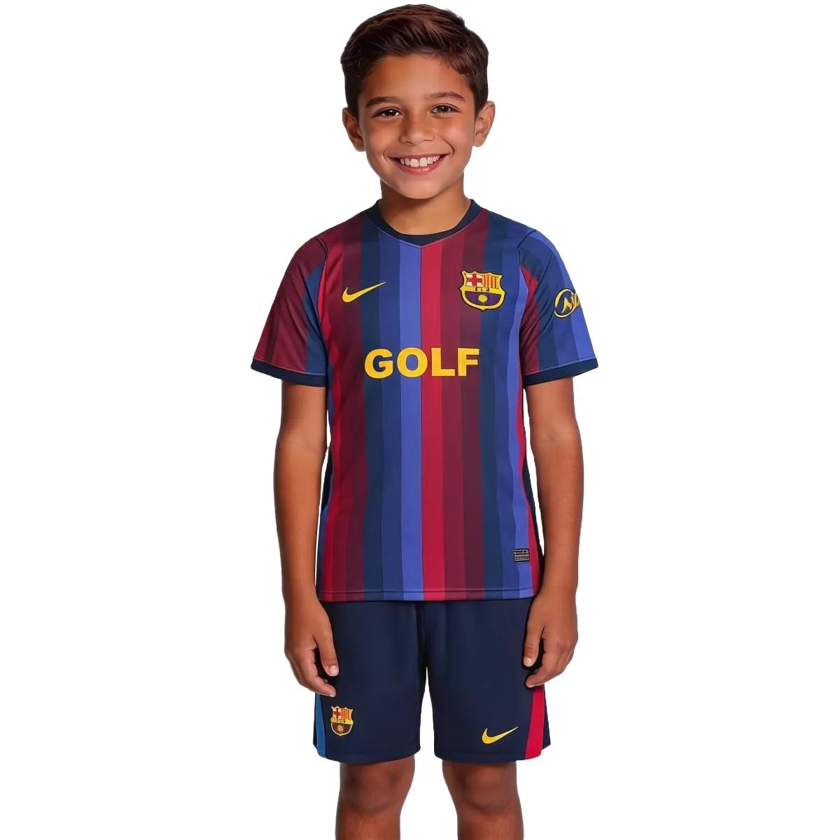 Tenue de foot domicile enfant Barcelone 2026/27 - Maillot+Short