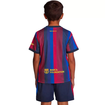 Tenue de foot domicile enfant Barcelone 2026/27 - Maillot+Short