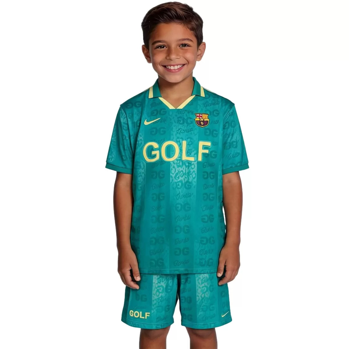 Kid's Barcelona x Golf Wang Lifestyle Collection Jersey Kit 2026/27