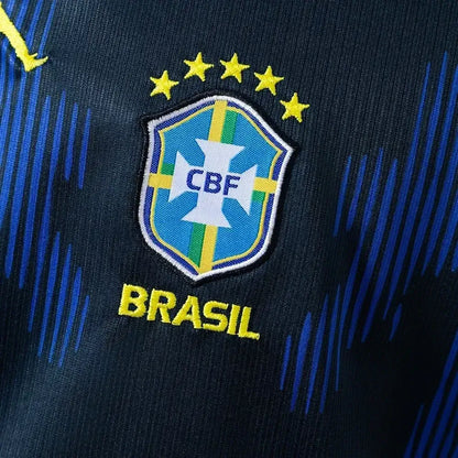 Kid's Brazil Away Soccer Kit 2026 World Cup - Jersey + Shorts
