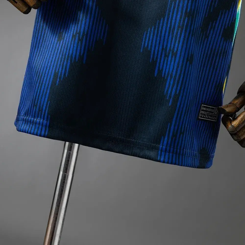 Kid's Brazil Away Soccer Kit 2026 World Cup - Jersey + Shorts