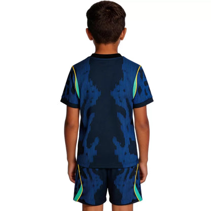 Equipación de Fútbol para Niño de Brasil Visitante Mundial 2026 - Camiseta + Pantalones Cortos