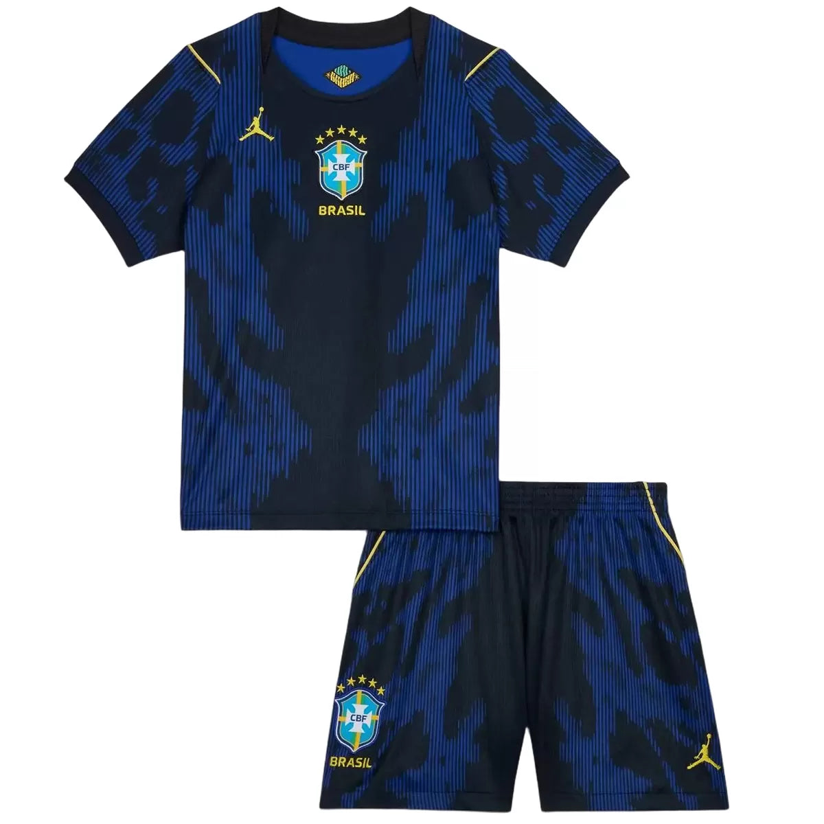 Equipación de Fútbol para Niño de Brasil Visitante Mundial 2026 - Camiseta + Pantalones Cortos