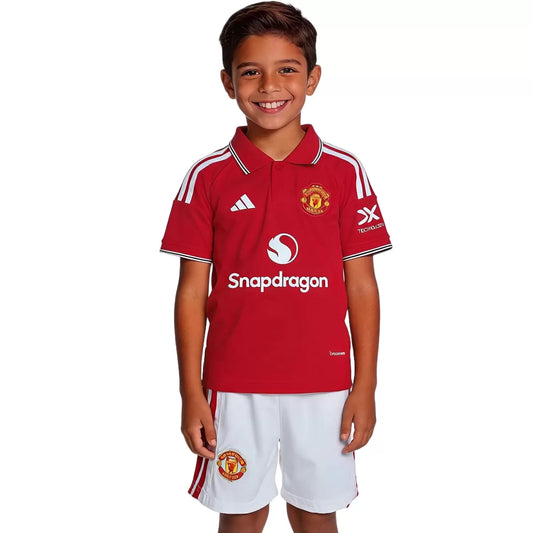 Equipación de casa para niños del Manchester United 2026/27 - Camiseta+Pantalón corto