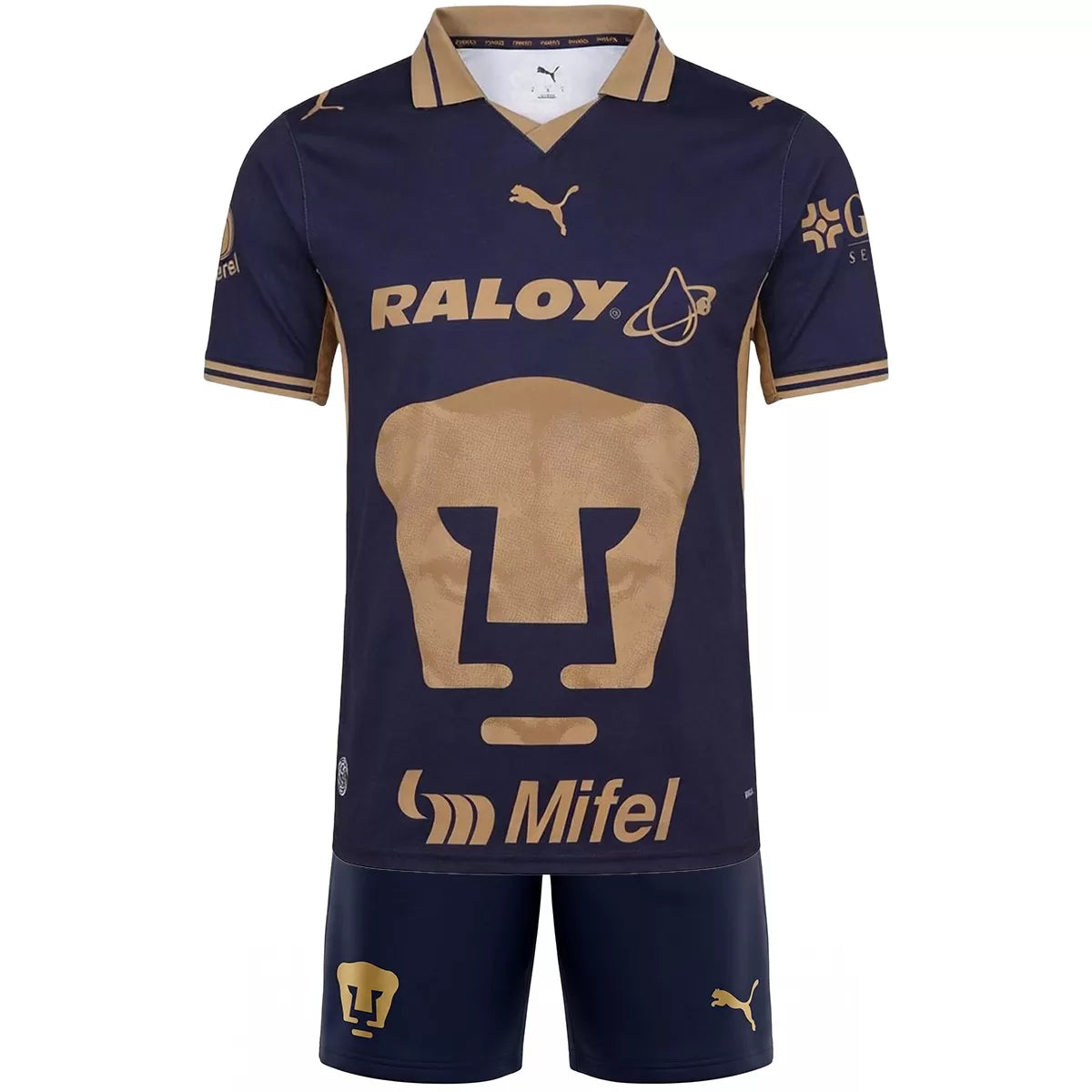 Kid's Pumas UNAM Home Kit - Jersey+Shorts 2026/27