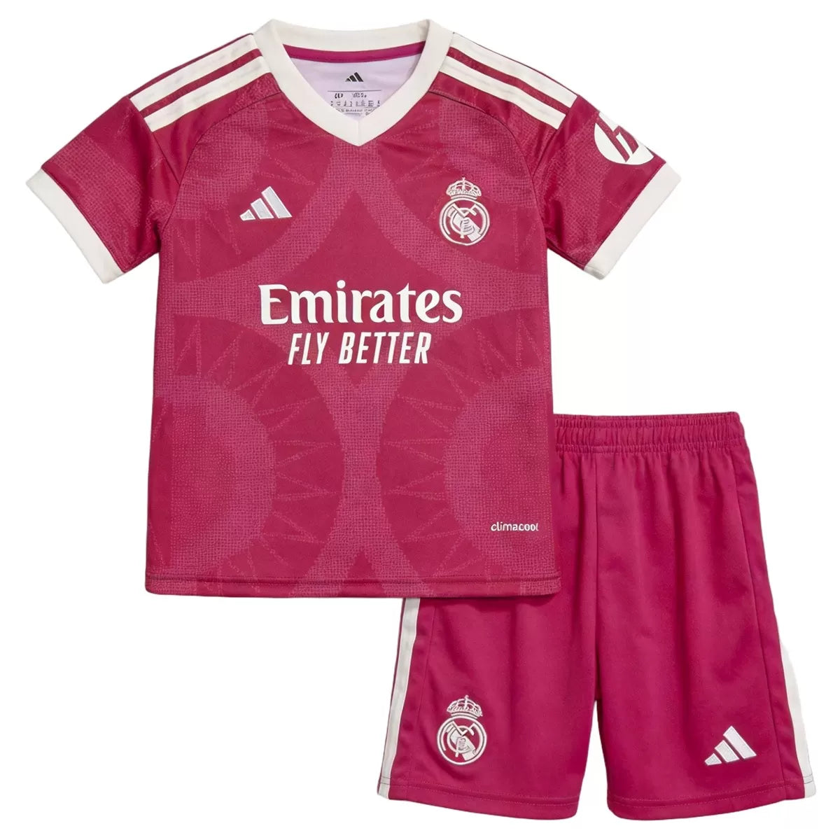 Equipación de visitante del Real Madrid para niños - Camiseta+Pantalón corto 2026/27