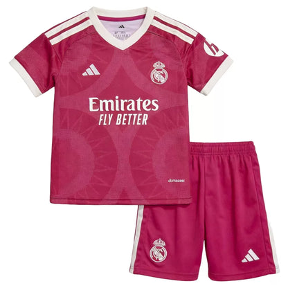 Equipación de visitante del Real Madrid para niños - Camiseta+Pantalón corto 2026/27
