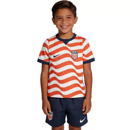 Kit de football domicile USMNT pour enfant (maillot+short) 2026