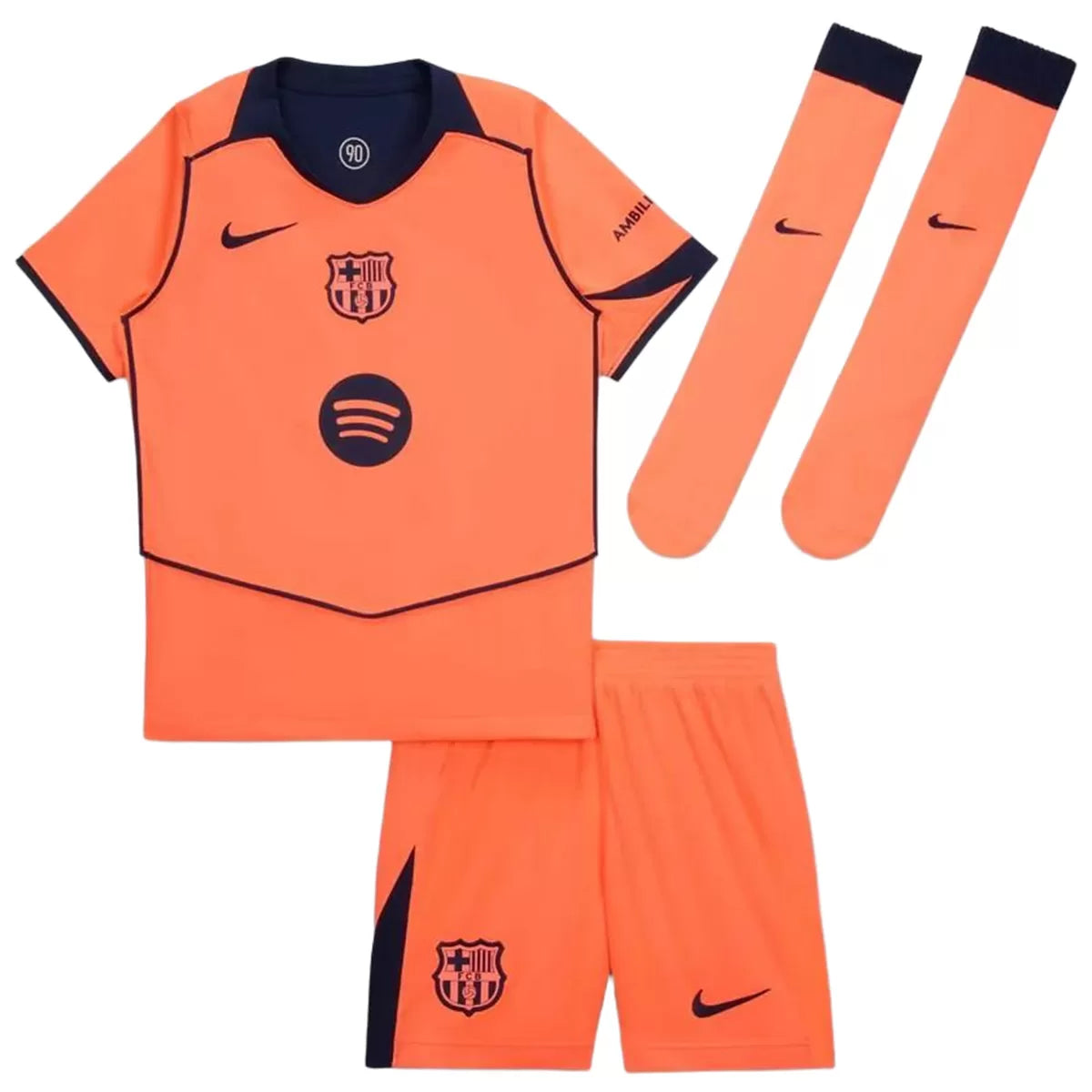 Barcelona Kid's Third Away Full Kit - Jersey+Shorts+Socks 2025/26
