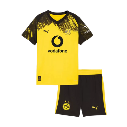 Equipación infantil del Borussia Dortmund (camiseta + pantalón corto) 2025/26
