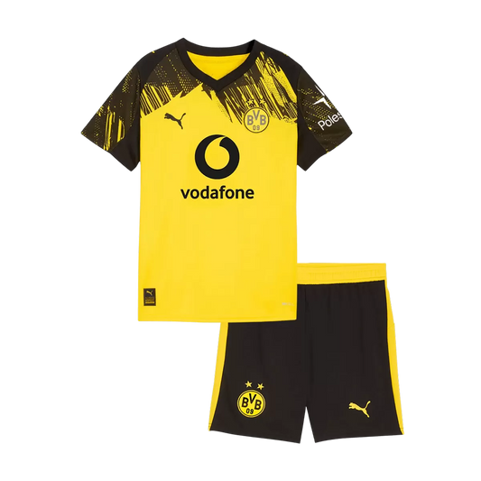 Kid's Borussia Dortmund Home Kit - Jersey+Shorts 2025/26