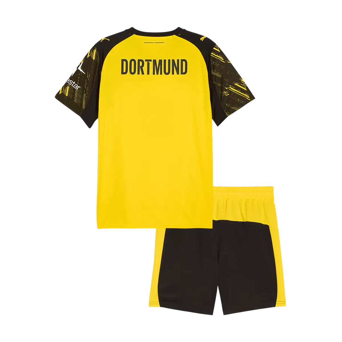 Equipación infantil del Borussia Dortmund (camiseta + pantalón corto) 2025/26