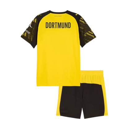 Equipación infantil del Borussia Dortmund (camiseta + pantalón corto) 2025/26