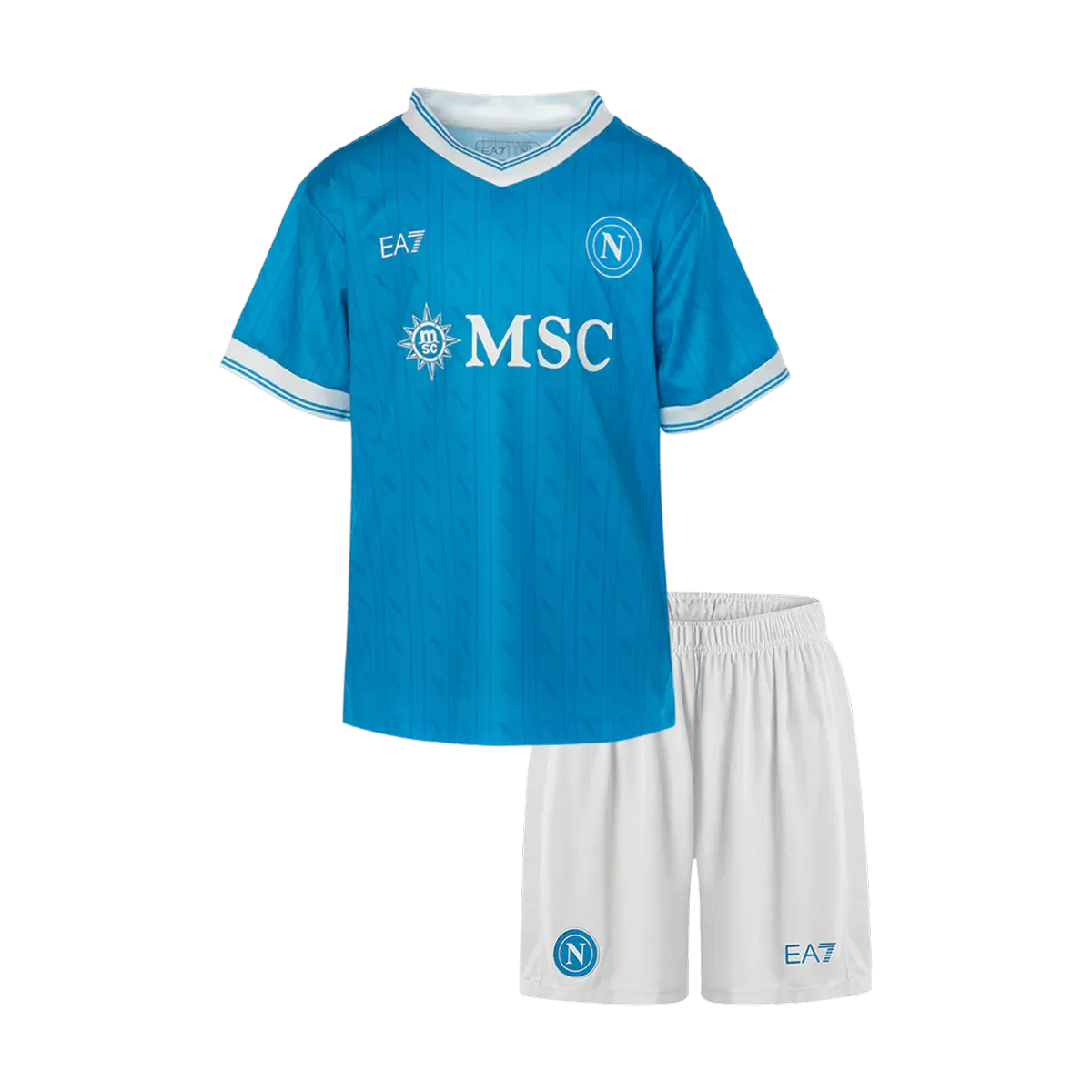 Equipación infantil del Napoli (local) - Camiseta + Pantalón corto 2025/26
