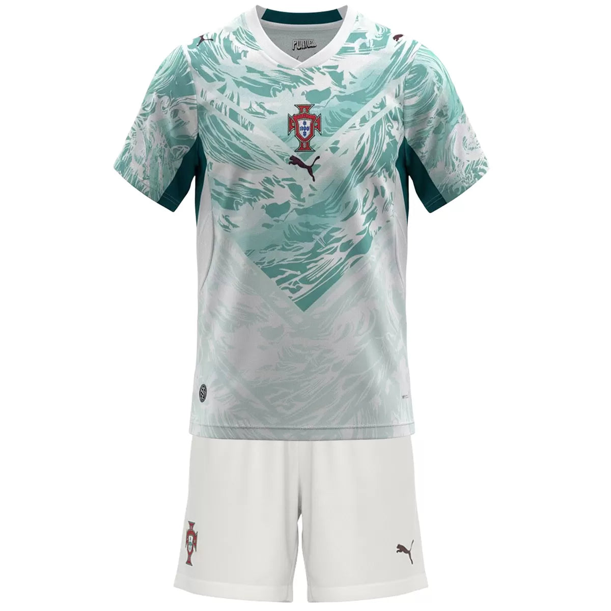 Portugal Kid's Away Kit - Jersey+Shorts 2026 World Cup