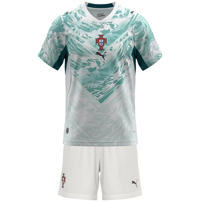 Portugal Kid's Away Kit - Jersey+Shorts 2026 World Cup