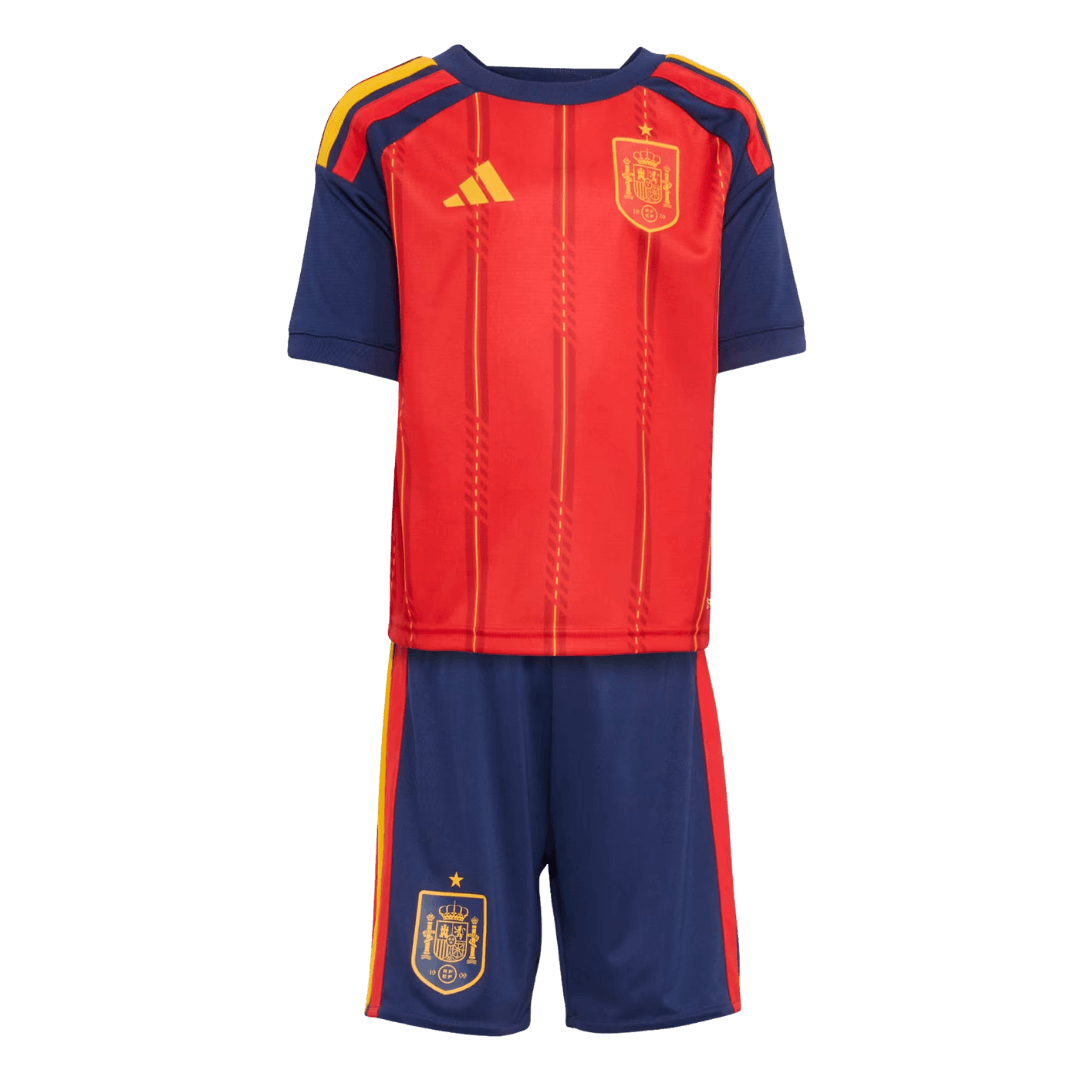 Spain Kid's Home Soccer Kit - Jersey+Shorts+Socks 2026