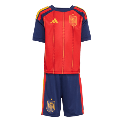 Spain Kid's Home Soccer Kit - Jersey+Shorts+Socks 2026