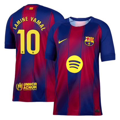 LAMINE YAMAL #10 Maillot de football domicile Barcelone 2025/26