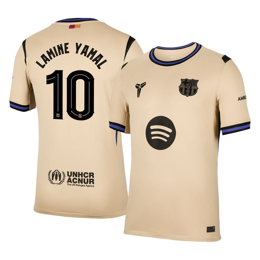 LAMINE YAMAL #10 Barcelona's Away Soccer Jersey 2025/26 - UCL