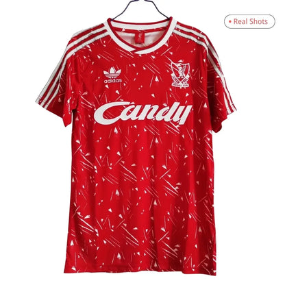Liverpool 1989/91 Home Retro Soccer Jersey