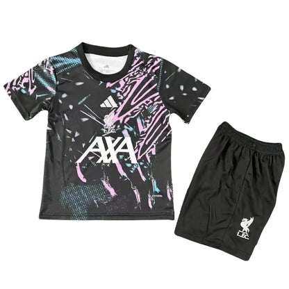Liverpool Kid's Pre-Match Kit - Jersey+Shorts 2025/26