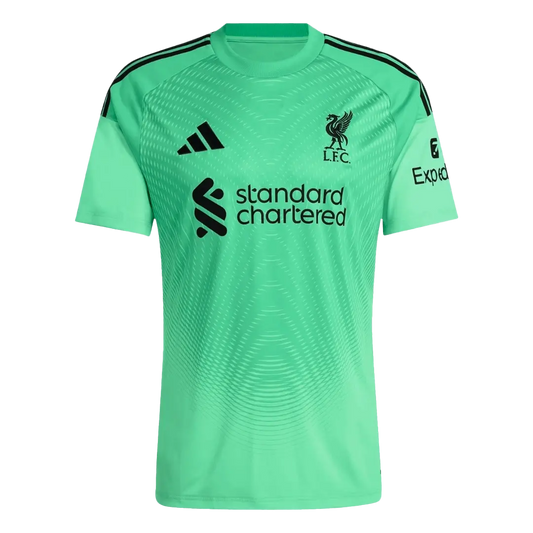 Camiseta de portero del Liverpool 2025/26 verde