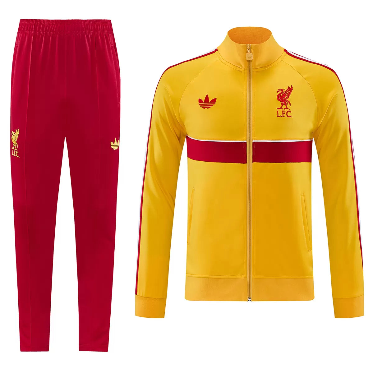 Liverpool Training Tracksuit 2026/27 (Jacket+Pants) Yellow