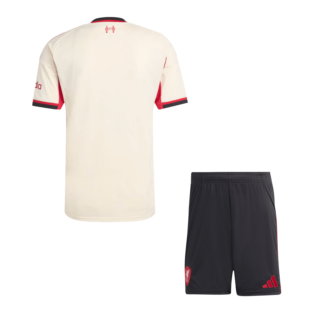 Equipación visitante del Liverpool - Camiseta + Pantalón corto 2025/26