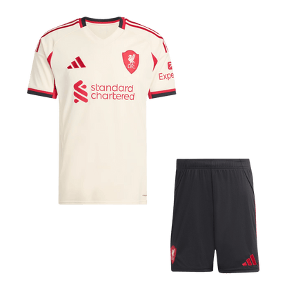 Equipación visitante del Liverpool - Camiseta + Pantalón corto 2025/26