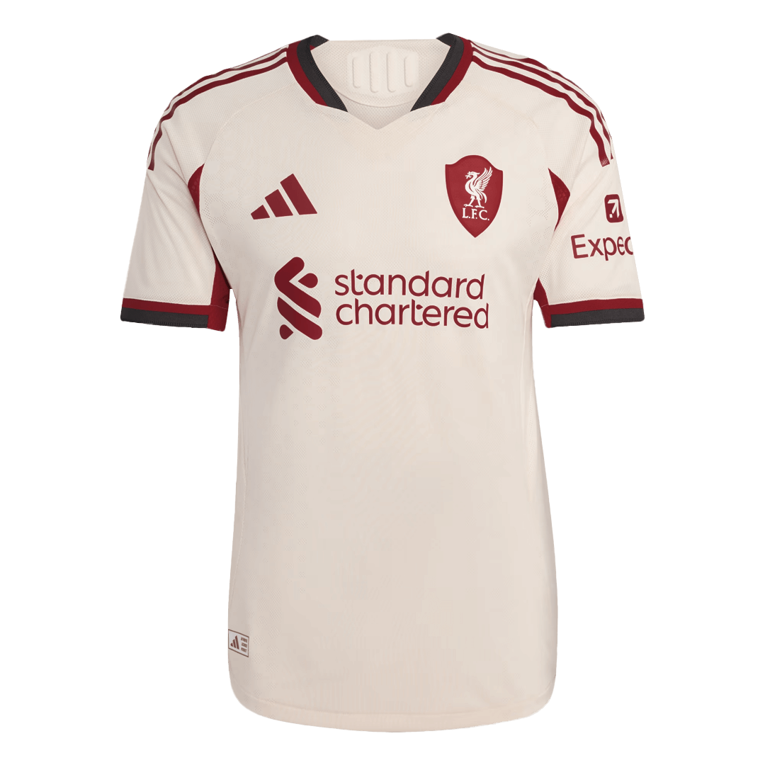 Camiseta de fútbol del Liverpool, versión visitante, temporada 2025/26