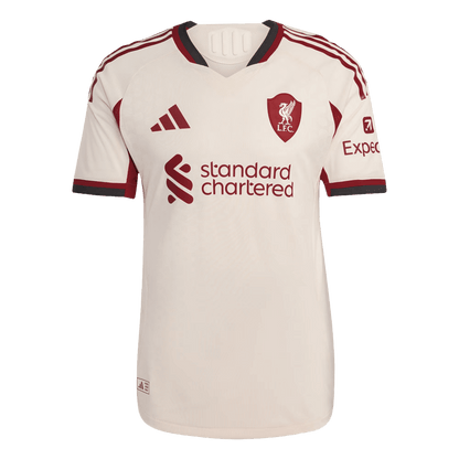 Camiseta de fútbol del Liverpool, versión visitante, temporada 2025/26