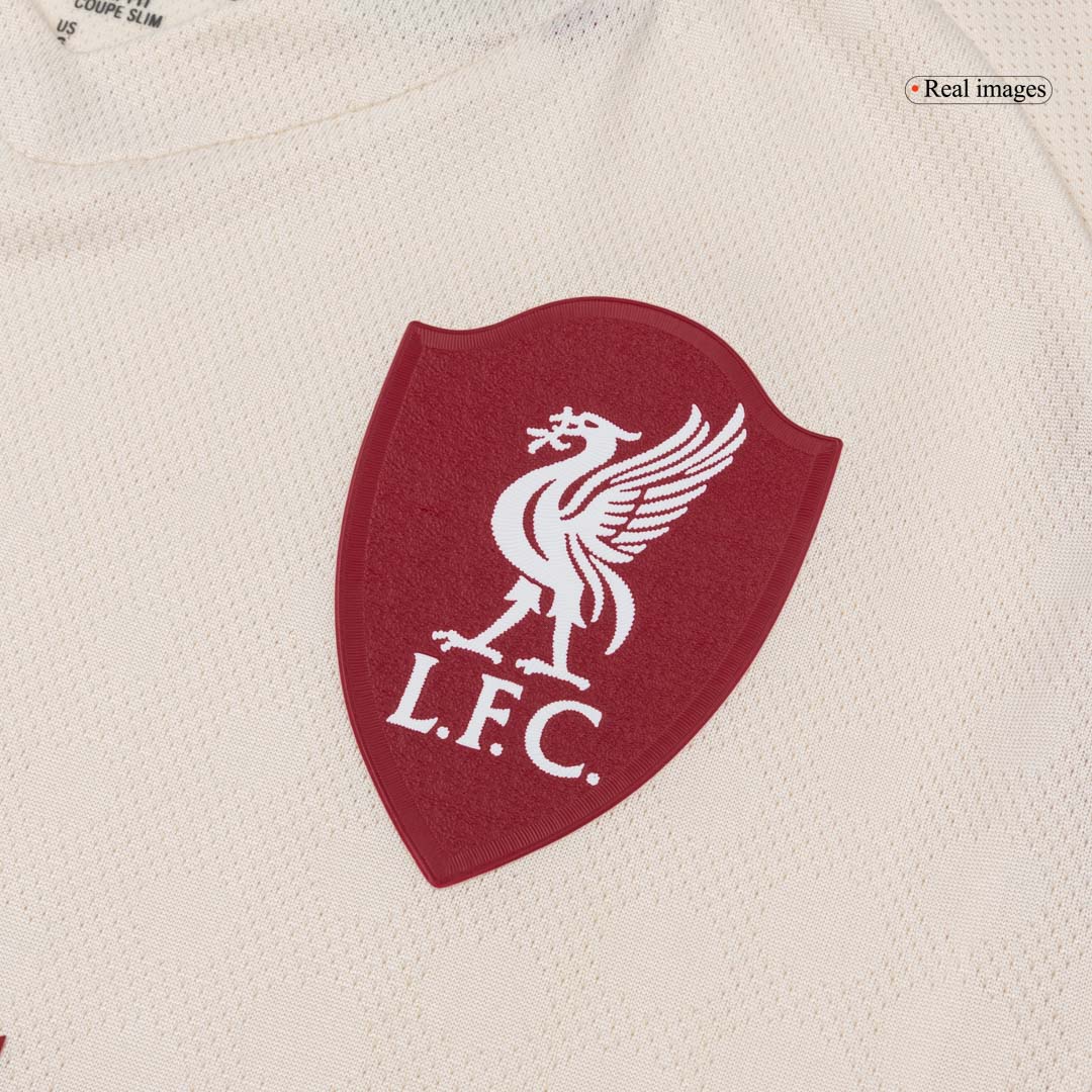 Camiseta de fútbol del Liverpool, versión visitante, temporada 2025/26