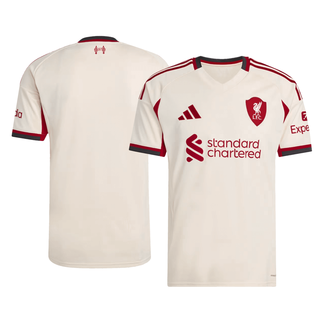 Camiseta de visitante del Liverpool 2025/26