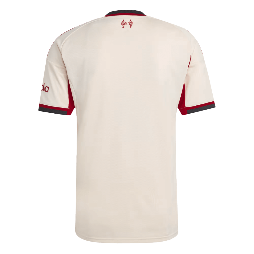 Camiseta de visitante del Liverpool 2025/26