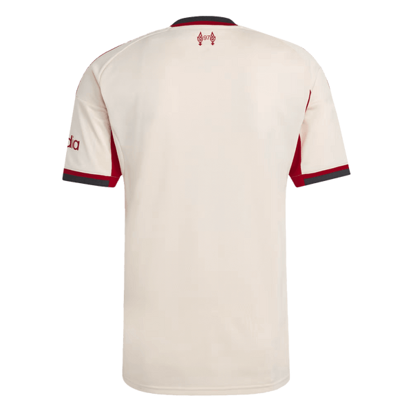 Camiseta de visitante del Liverpool 2025/26