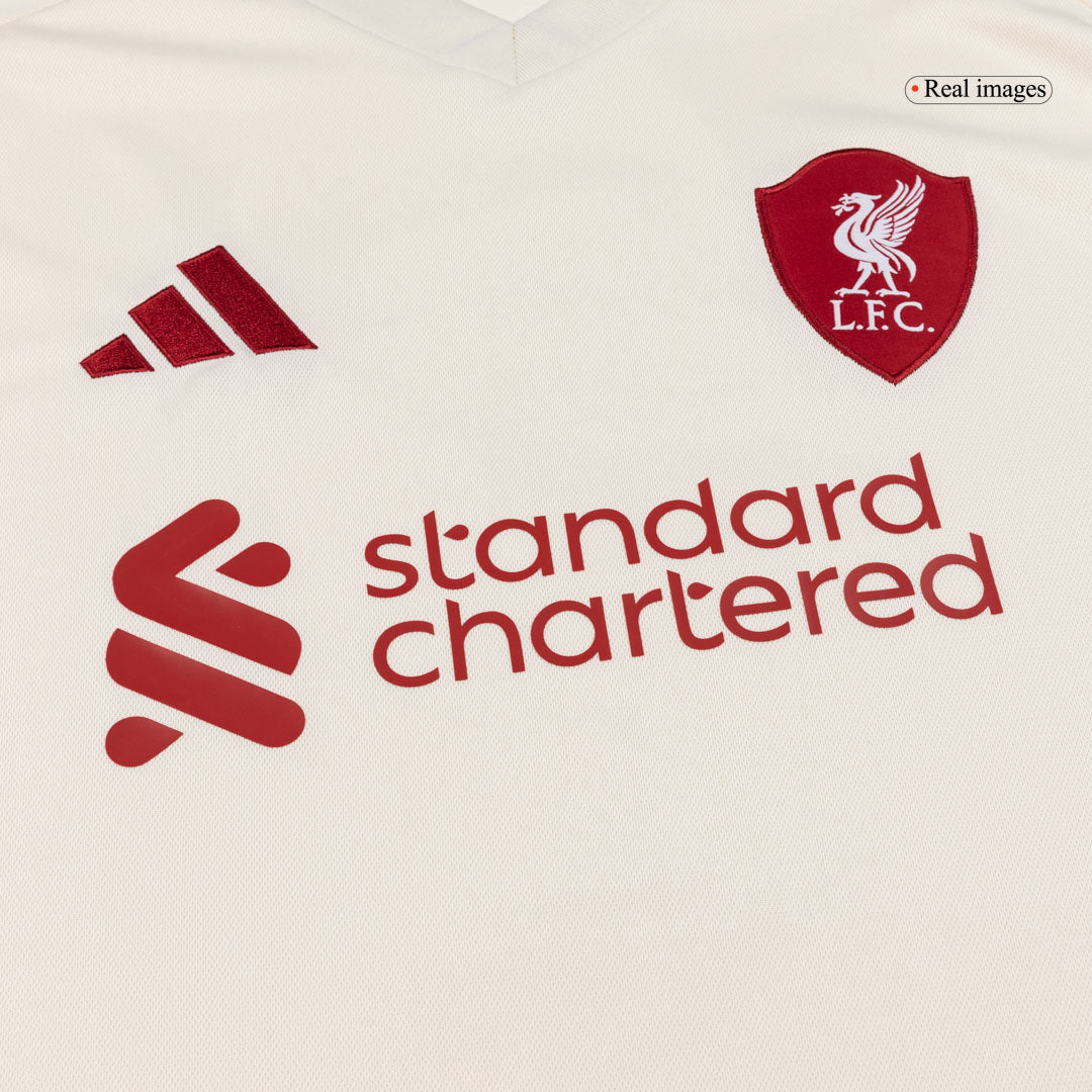 Camiseta de visitante del Liverpool 2025/26
