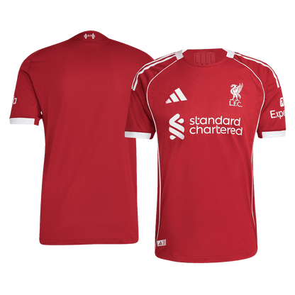 Camiseta de fútbol del Liverpool, versión jugador local, temporada 2025/26