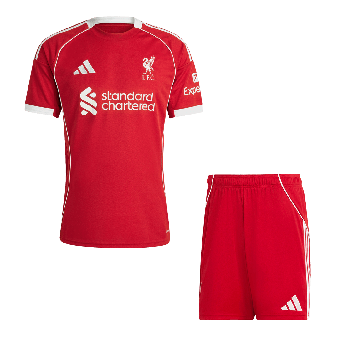 Equipación local del Liverpool - Camiseta + Pantalón corto 2025/26