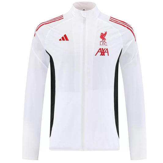 Liverpool Windbreaker Jacket White 2025/26