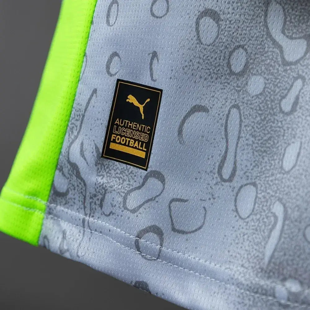 Manchester City Third Away Long Sleeve Soccer Jersey 2025/26