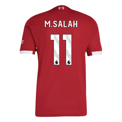 Camiseta de fútbol de M. SALAH #11 del Liverpool, versión jugador local, temporada 2025/26
