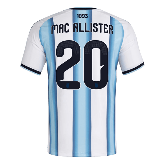MAC ALLISTER #20 Camiseta de local versión jugador de Argentina Copa Mundial 2026