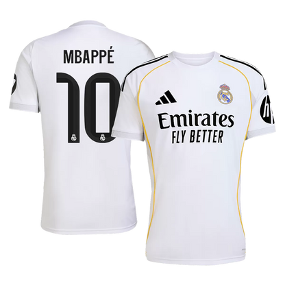 MBAPPÉ #10 Real Madrid Home Jersey 2025/26