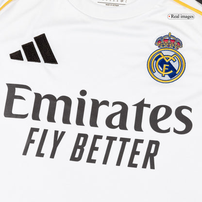 Camiseta de fútbol del Real Madrid, local, temporada 2025/26, blanca